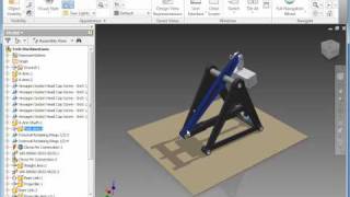 Part 1  Dynamic Simulation amp Finite Element Analysis FEA  Autodesk Inventor 2011 [upl. by Suzetta]