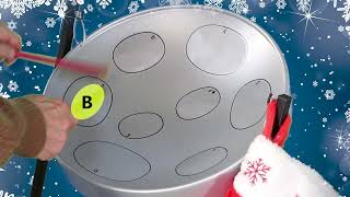 Jumbie Jammin Christmas  How to Play Silent Night on a Steel Drum [upl. by Neel249]