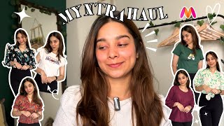 Huge Myntra Affordable Tops Haul 🎀  Starting 199 😱  Tanisha Madhok myntrahaul myntratops [upl. by Htenaj]