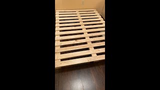 How to Make a Wood Slat Bunkie Board for a Metal Bed Frame [upl. by Blankenship]