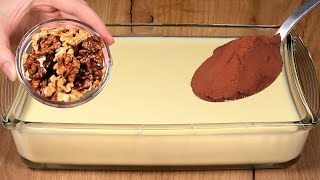 Das BERÜHMTE Dessert das alle Großmütter in den Wahnsinn treibt Kein Ofen Backen In 10 Minuten [upl. by Boycey]