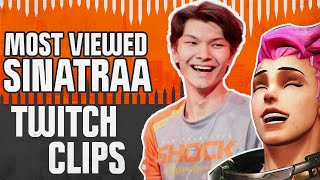 20 MOST VIEWED SINATRAA TWITCH CLIPS  Overwatch League [upl. by Hebner]