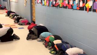 Witness a mock tornado drill at Hunter Elementary [upl. by Asilram413]