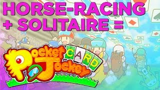 Pocket Card Jockey GAMEPLAY  Solitaire Horse Racing From the Makers of Pokémon [upl. by Attenna]