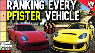 The ULTIMATE Pfister Vehicle Tier List  GTA Online [upl. by Cesya]