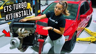 EVO 8 TURBO KIT INSTALL [upl. by Sabino670]