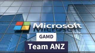 Microsoft GAMD ANZ Team [upl. by Salamanca]