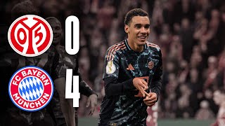 Musiala hattrick takes us to next round  Mainz 05 vs FC Bayern 04  DFBPokal Highlights [upl. by Vladimir22]