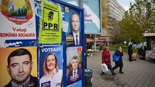 PM Marcel Ciolacu leads first round of Romanian presidential vote show exit polls • FRANCE 24 [upl. by Nomaj]