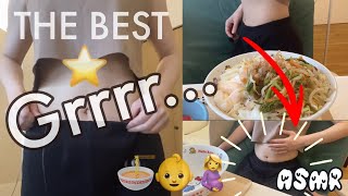 字幕）過去一の空腹音？FOODBABY🍜🍜😂👍。 [upl. by Janek]