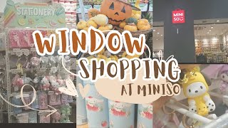 Window Shopping at miniso sanrio themed [upl. by Ilamad62]