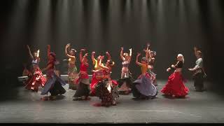 ״Psantasher” Gypsy Tribal Fusion Bellydance by Sahara amp Binyamina Group [upl. by Aitnuahs]