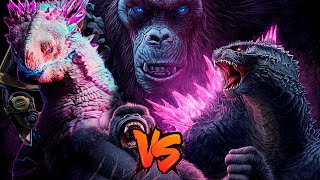 Godzilla amp Kong Vs Skar King amp Shimo  Batallas Humoristicas de Rap Feat FiyerRap [upl. by Fulviah456]