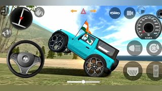 Dollar Song Modified Mahindra Red Thar  Driving Village 💙 Off Roading Driving Android Gameplay [upl. by Aigneis]