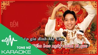 Karaoke YÊU LÀ CƯỚI  PHÁT HỒ X2X  TONE NỮ [upl. by Anaigroeg]