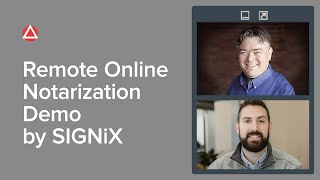 Remote Online Notarization Demo Courtesy of SIGNiX [upl. by Skolnik229]