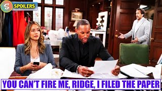 Ridge is shocked when he sees Carter and Hope holding some papers at his office boldandbeautiful [upl. by Chastity]