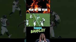 NFL PLAY OF YHE YEAR SAQUON BARKLEY [upl. by Ticon]