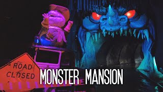 Monster Mansion 4K RideThrough Six Flags Over Georgia [upl. by Ysnil330]