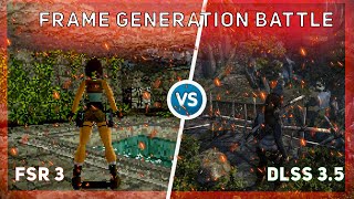 AMD FSR 3 vs DLSS 3 The Frame Generation Battle amdfsr3 dlss3 framegeneration [upl. by Llerdnek458]