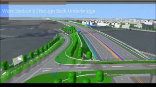 A1M Leeming to Barton Improvements updated 105 [upl. by Milton]