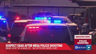 Suspect dead after Mesa police shooting [upl. by Assyn]