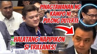 Paolo Duterte vs Trillanes nagharap sa senadonagkapikunan [upl. by Hindorff]