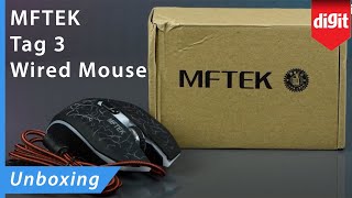 MFTEK Tag 3 Wired Mouse Unboxing [upl. by Nahguav]