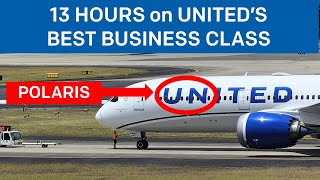 13 Hours In United Polaris Business Class The Ultimate Test [upl. by Einnus]