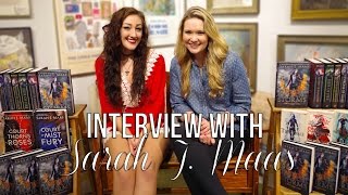 INTERVIEW WITH SARAH J MAAS [upl. by Nnyleak]