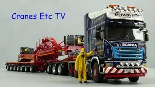 WSI Scania  Nooteboom MWT McFadyens by Cranes Etc TV [upl. by Curr]