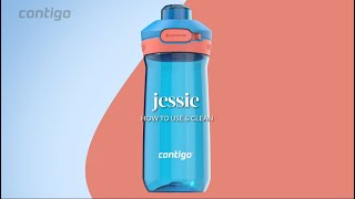 How to Use amp Clean Contigo Kids Jessie Water Bottle [upl. by Cynar]