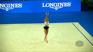 AVERINA Dina RUS  2017 Rhythmic Worlds Pesaro ITA  Qualifications Hoop [upl. by Eluk27]