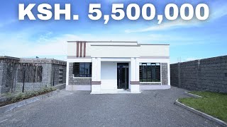 Inside Ksh 5500000 3  Bed Flat Roof Bungalow in Kitengela Nairobi  Kenya [upl. by Htebharas]