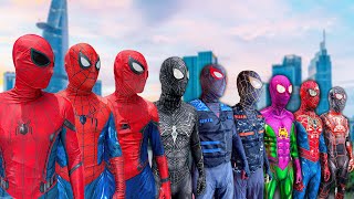 PRO 5 SPIDERMAN Team ACTION STORY 1  Hey All SuperHero  Go To Trainning Nerf Gun [upl. by Ikik]