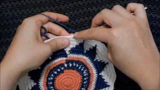 How to Crochet a WayuuStyle Base  Part 3 [upl. by Cletus]