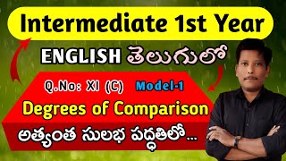 Intermediate First Year English  Degrees of Comparison Model01 [upl. by Checani]