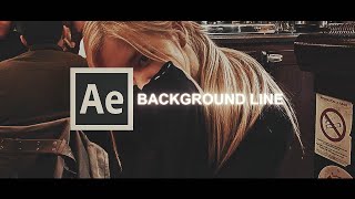 Background Line  After Effects [upl. by Dhar]