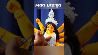 Maa Durga murti making and coloring [upl. by Eillas]