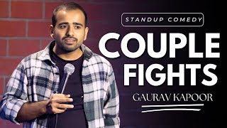 COUPLE FIGHTS  Gaurav Kapoor  Stand Up Comedy  Audience Interaction [upl. by Ycnaf931]