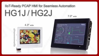 HG1JHG2J Series  Operator Interface with a PCAP Touchscreen [upl. by Acinej]