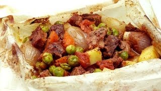 Fırında Kağıt Kebabı Tarifi  Sebzeli Kebap [upl. by Nyraf]