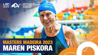 89YearOld Maren Piskora “I WILL DO IT”  Masters Madeira 2023  European Aquatics [upl. by Paige183]