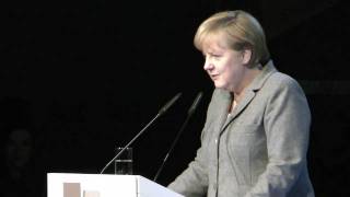 IF I HAD A HAMMER  Angela Merkel about her English skills back in DDR [upl. by Heiney]