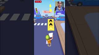 paper delivery boy 👦 funny video  paper delivery boy challenge game [upl. by Angelico]