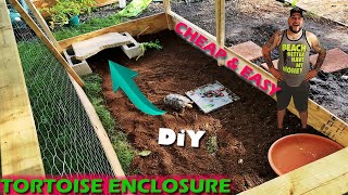 DIY TORTOISE ENCLOSURE EASY BUILD [upl. by Girand]