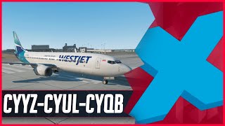 🔴XPlane 11 LIVE  Canadian Tour EH YYZ YUL amp YQB  Zibo Mod 737800  PacX [upl. by Filbert]