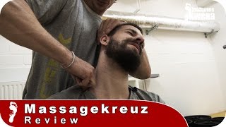 Massage Review  Verspannung lindern mit dem Holzkreuz [upl. by Llednyl118]