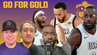 LeBron James Anthony Davis Go For Gold Lakers Christmas Game Roster And More [upl. by Dleifrag]