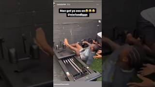 Stefon Diggs fell off the pilates machine 🤣 via tankdellIG [upl. by Oiralih]